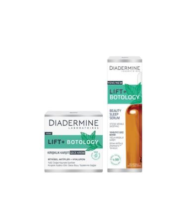 Diadermine Lift+ Botology Anti-Wrinkle Serum 30 Ml + Night Cream 50 Ml - Buy Online on GoSupps.com
