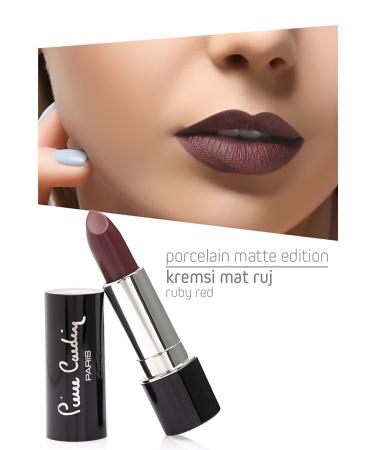 Pierre Cardin Porcelain Matte Edition Lipstick - Ruby Red -