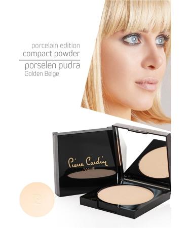 Pierre Cardin Porcelain Edition Compact Powder Golden Beige Powder