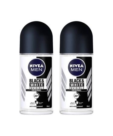 NIVEA Men's Invisible Black White Roll-on 50 ml