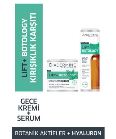 Diadermine Lift+ Botology Anti-Wrinkle Serum 30 Ml + Night Cream 50 Ml