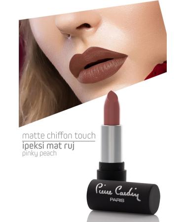 Pierre Cardin Ruj - Matte Chiffon Touch Lipstick Pinky Peach 183 8680570484336 - Buy Online on GoSupps.com
