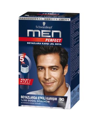 Schwarzkopf Men Perfect Hair Dye 90 Black