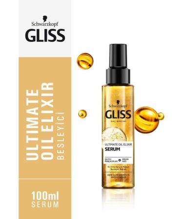 Gliss Schwarzkopf Ultimate Oil Elixir Nourishing Care Serum 100 Ml X 3 Pieces - Buy Online on GoSupps.com