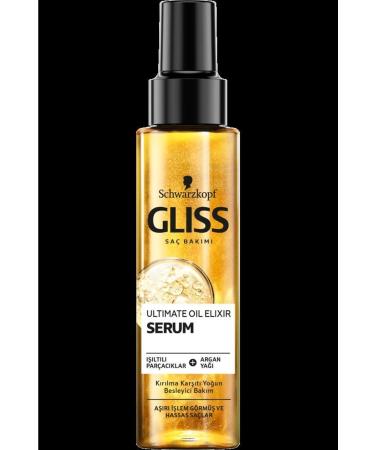Gliss Schwarzkopf Ultimate Oil Elixir Nourishing Care Serum 100 Ml X 3 Pieces - Buy Online on GoSupps.com