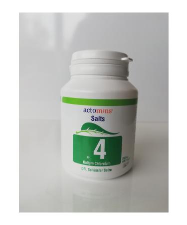 Actomines Dr.sch ssler Salts Nr.4 Kalium Chloratum 400 Tablets