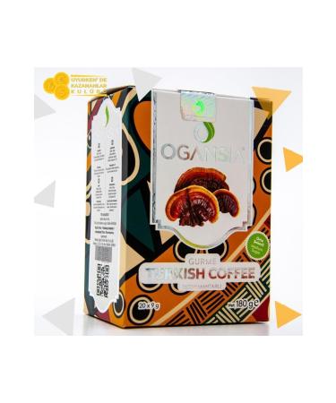 Ogansia Turkish Coffee with Sugar 20 Bags 1 Pack Unique Taste
