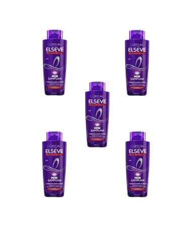 Elseve Anti-Orange Purple Shampoo 200 ml X 5 Pcs