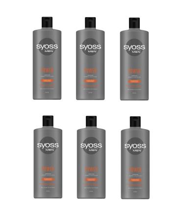 Syoss Men Power Strengthening Shampoo 500 Ml X 6 Pieces