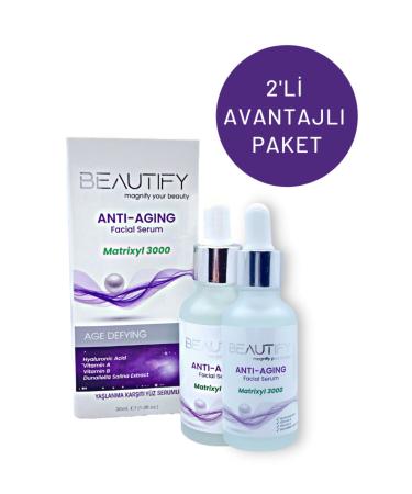 BEAUTIFY 2 Pack Advantage - Anti-Aging Face Serum Matrixyl 3000
