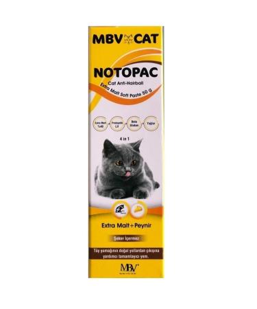MBV Cat Notopac Paste Cat Hairball Prevention Paste 50 Gr