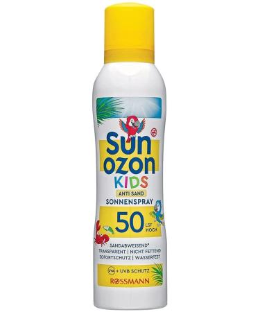 SunOzon Sun Spray For Kids Spf50 Antisand Formula 200 ml