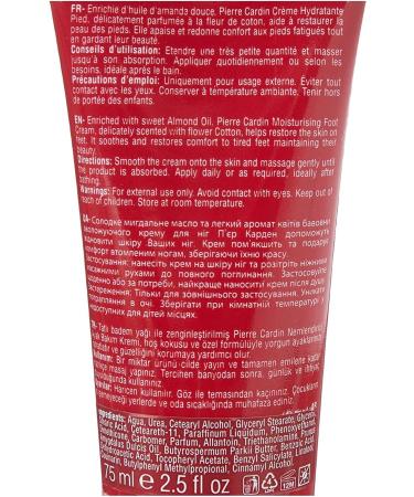 Pierre Cardin Almond Oil Moisturizing Foot Care Cream - 75 Ml - Buy Online on GoSupps.com