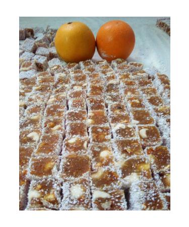 Oztecer Orange Hazelnut Turkish Delight 1 Kg