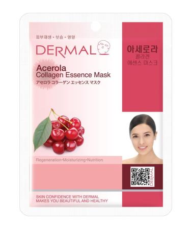Dermal Renewing Moisturizing Nourishing Barbados Cherry Extract Collagen Mask 23gr - Buy Online on GoSupps.com