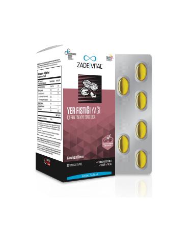 Zade Vital Peanut Oil Peanut Oil Containing Supplementary Food (1 Box 30 Capsules)