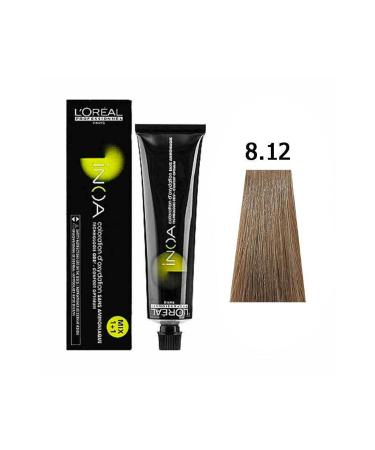 L'oreal Professionnel Loreal Professionnel Inoa 8.12 Light Blonde Candre Irise 60ml