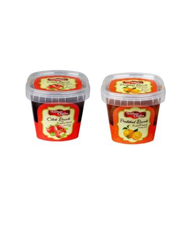 SABIRO LU 800 gr Jam Bucket Orange and Strawberry