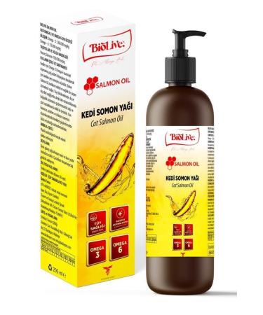 Biolive Salmon Oil for Cats 200ml + Biotin 100g Fur Health Package - Buy Online on GoSupps.com