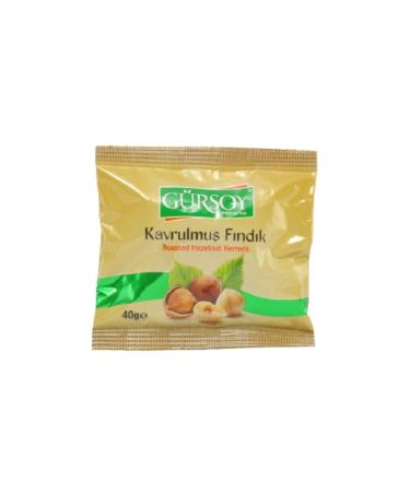 Gursoy Roasted Hazelnut Kernels 40 G Pillow Package 1 Box
