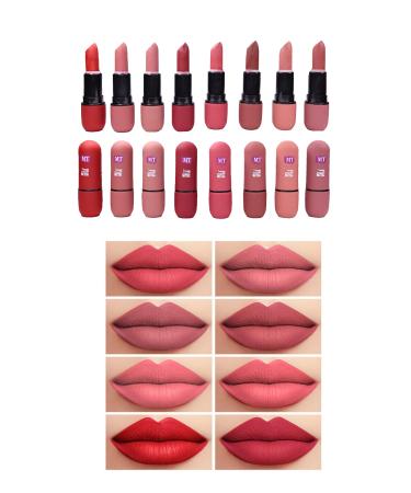 Makeuptime Mt 8-Piece Matte Lipstick Set - Buy Online on GoSupps.com