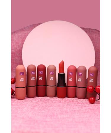 Makeuptime Mt 8-Piece Matte Lipstick Set