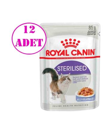 Royal Canin Sterilized Jelly Wet Cat Food 85 Gr 12 Pieces