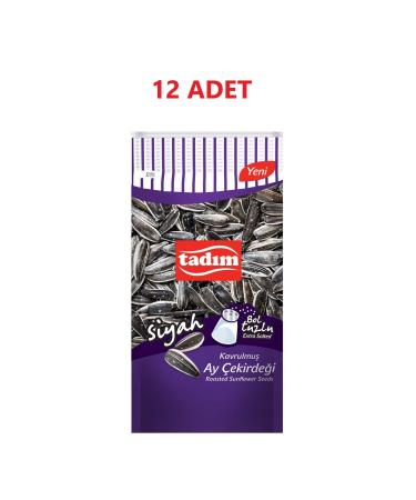 Tad m Black Rich Salted Sunflower Seeds 200 Gr X 12 Pieces