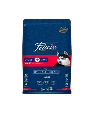 Felicia Lamb Meat Low Grain Dog Food 3 kg