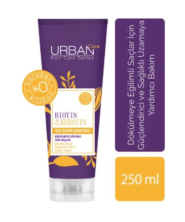 Urban Care Biotin & Keratin Anti-Loss Hair Care Shampoo 250 Ml - Buy Online on GoSupps.com