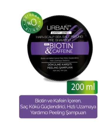 Urban Care Expert Series Biotin & Caffeine Peeling Shampoo 200 Ml - Buy Online on GoSupps.com