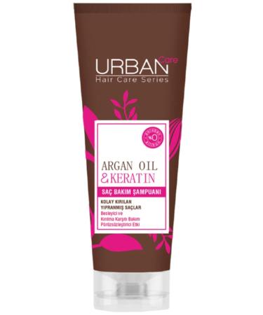 Urban Care Argan Oil & Keratin Nourishing and Anti-Breakage Hair Care Shampoo 250 Ml