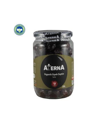 Aterna Organic Black Olives - Edremit Sele 2xl 450gr