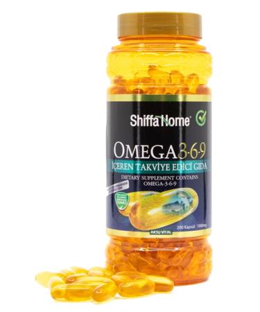 Shiffa Home Omega 3-6-9 1000mg 200 Capsules X 2 Pieces - Buy Online on GoSupps.com