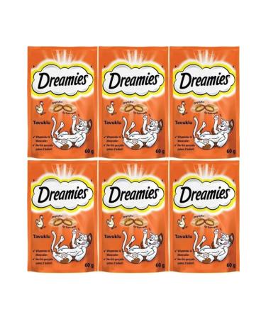 Dreamies Chicken Cat Reward Food 60 Gr 6 Pieces