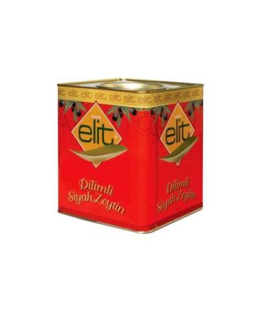 Elite Sliced Black Olives 8 Kg