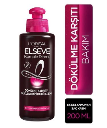 Elseve Anti-Loss Leave-In Care Cream for Weak Hair Prone to Loss 200ml NEH R020915