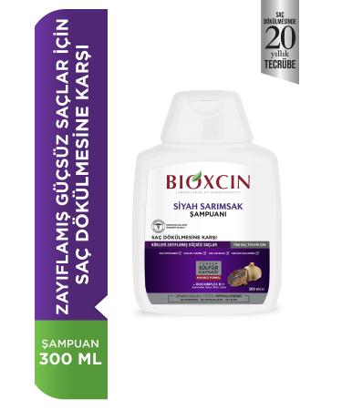 Bioxcin Black Garlic Shampoo Against Hair Loss Quantum 300 Ml
