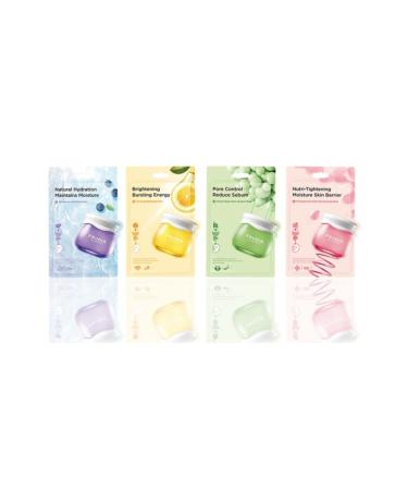 Frudia Mask 4-pack Pomegranate & Blueberry & Green Grape&cutris
