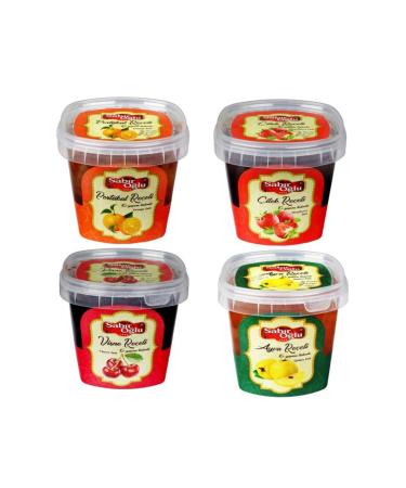 SABIRO LU 800 Gr Pls Bucket Jam Orange-strawberry-cherry-quince