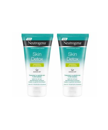 Neutrogena Skin Detox Purifying Clay Mask 150 Ml | 2 Pieces
