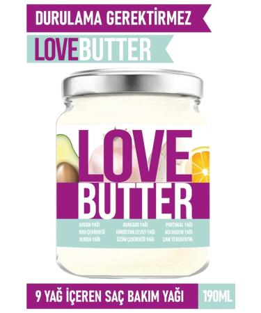 LOVE BUTTER Hair Care Oil Hair Nourishing and Strengthening Hair Mask 190ml - Buy Online on GoSupps.com