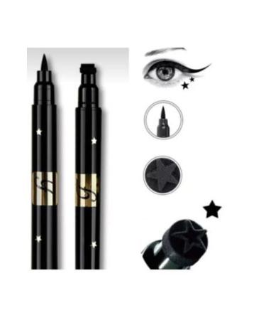 HaLVeY Double Sided Heart and Star Patterned Pencil Eyeliner 2 Pieces - Buy Online on GoSupps.com