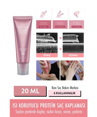 Moremo mini Size Recovery Balm B (KORENDY) Hair Heat Protection Protein Coating Balm 20ml