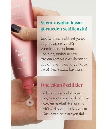 Moremo mini Size Recovery Balm B (KORENDY) Hair Heat Protection Protein Coating Balm 20ml - Buy Online on GoSupps.com