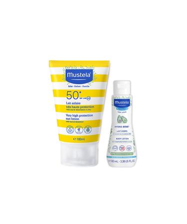 Mustela Very High Protection Factor Spf 50 Sun Lotion 100 Ml + Body Lotion 50 Ml
