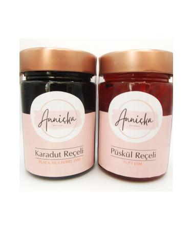 Anni ka Natural Black Mulberry and Tassel Jam Without Additives and Preservatives 2x400gr