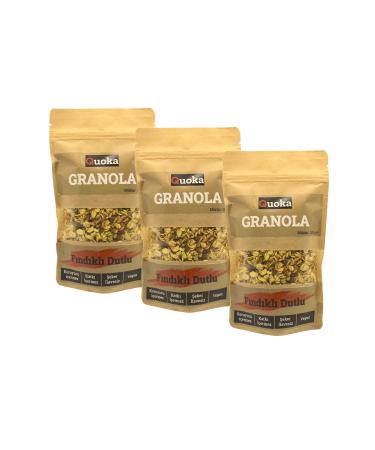 QUOKA Hazelnut Mulberry Granola 3 X 200 Gr