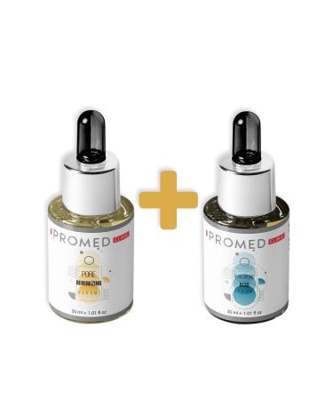Promed Clinic Pore Minimizer & Acne Blackhead Remover Serum 30 Ml + Anti-Aging Hyaluronic Serum 30 Ml