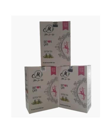 Mia For Life Detox Mixed Herbal Tea 45 Filtering Bags * 3 Pieces (3 Months)